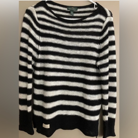 Lauren by Ralph Lauren Striped Sweater - Picture 1 of 3